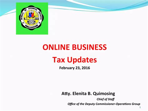 6 Tax Guidelines for E.